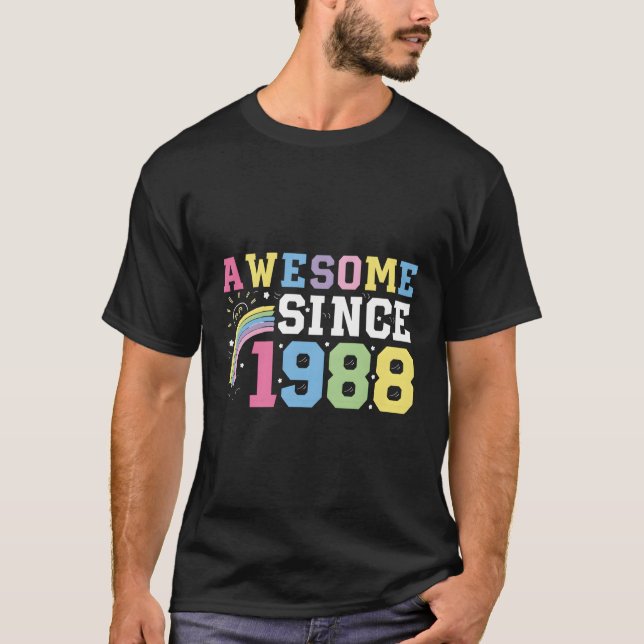 Camiseta Impresionante Desde 1988 35 (Anverso)