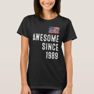 Camiseta impresionante desde 1990, 33 años