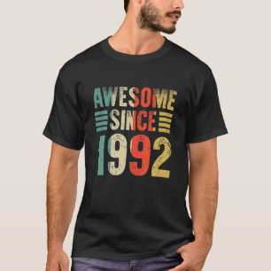 Camiseta Impresionante Desde 1992 30º Cumpleaños - 30 Años 