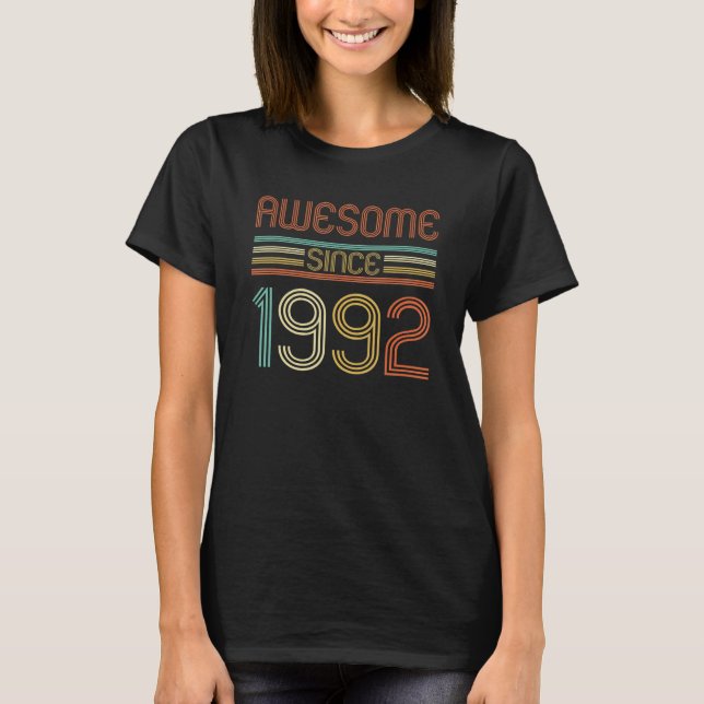 Camiseta Impresionante desde 1992 30 años de edad (Anverso)