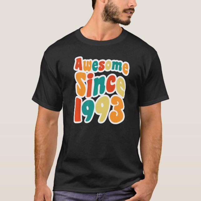 Camiseta Impresionante desde 1993 30 años de edad 30 años d (Anverso)