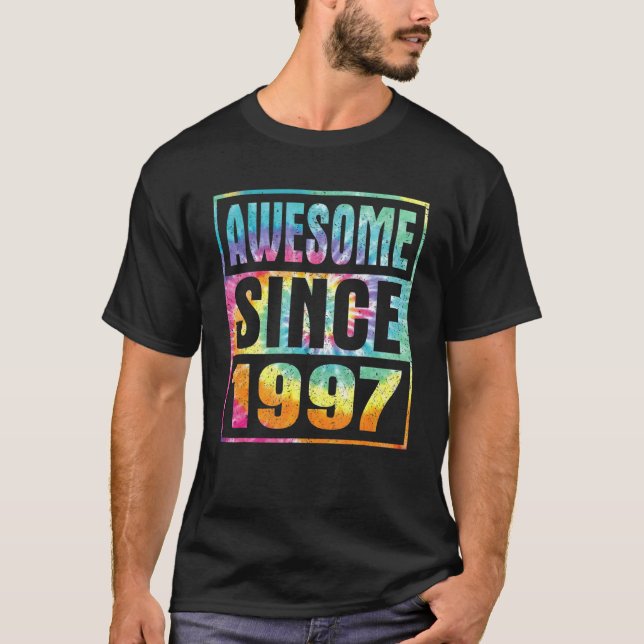 Camiseta Impresionante desde 1997 25 años de edad 25 años d (Anverso)