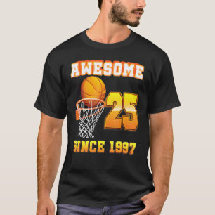 Camiseta Impresionante desde 1997 Baloncesto 25 cumpleaños