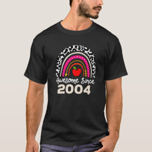 Camiseta Impresionante Desde 2004 Nacido Leopard 18ª Amista