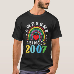 Camiseta Impresionante Desde 2007 15º Cumpleaños Burla De R