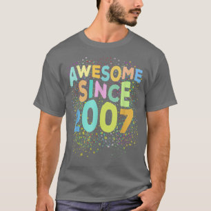 Camiseta Impresionante desde 2007 Funny Retro 15 años 15th
