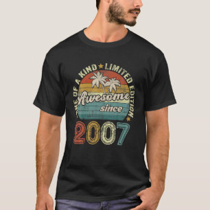 Camiseta Impresionante desde 2007 Vintage Retro Classic 14t