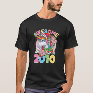 Camiseta Impresionante Desde 2010 12º Chica De Cumpleaños U