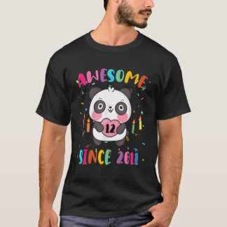Camiseta Impresionante Desde 2011 12.ª Panda