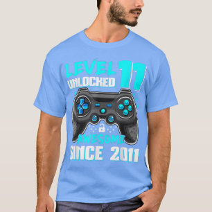 Camiseta Impresionante desde 2011 Nivel 11 Videojuego desbl
