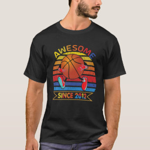 Camiseta Impresionante Desde 2012 10° Cumpleaños Del Básque