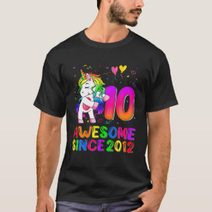Camiseta Impresionante Desde 2012, En El Décimo Cumpleaños 