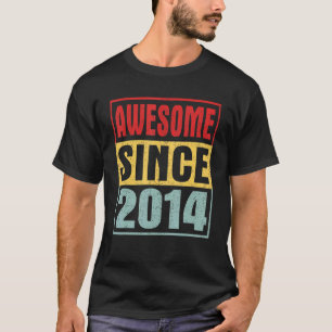 Camiseta Impresionante desde 2014, 8 cumpleaños con problem