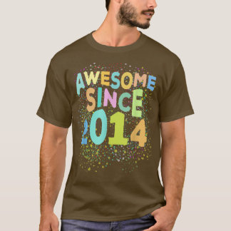 Camiseta Impresionante desde 2014 Funny Retro 8 años de eda