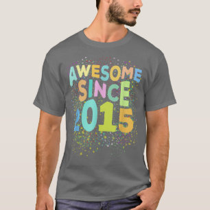 Camiseta Impresionante desde 2015 Funny Retro 7 años Sétimo