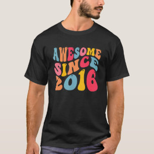 Camiseta Impresionante desde 2016 6 años Retro Vintage 6ª B