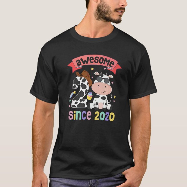 Camiseta Impresionante Desde 2020 Ropa de Cumpleaños 2 para (Anverso)