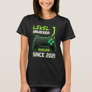 Camiseta Impresionante desde 2021 nivel 1 desbloqueados vid