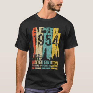 Camiseta Impresionante desde abril de 1954 68ª Renta de Vin