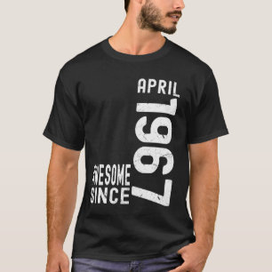 Camiseta Impresionante desde abril de 1967, Nacido en abril