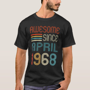 Camiseta Impresionante Desde Abril De 1968 54º Cumpleaños 5
