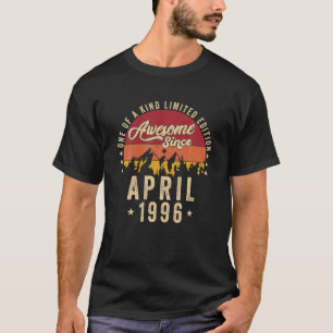 Camiseta Impresionante Desde Abril De 1996, Viejo Cumpleaño