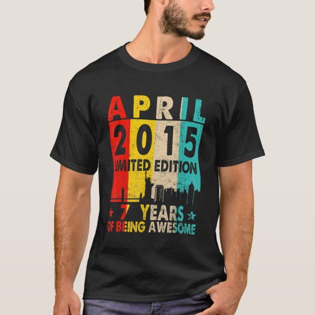 Camiseta Impresionante desde abril de 2015 Séptimo Retiro d (Anverso)