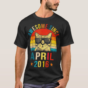 Camiseta Impresionante desde abril de 2016 5º regalo de cum
