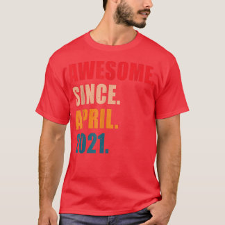 Camiseta Impresionante desde abril de 2021 Nacimiento Perso