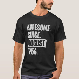 Camiseta Impresionante desde agosto de 1956 66 años 66º nac