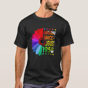 Camiseta Impresionante desde agosto de 1958 64º cumpleaños