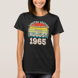 Camiseta Impresionante desde agosto de 1965 Nacido en Agost