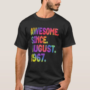 Camiseta Impresionante desde agosto de 1967 56 años de edad