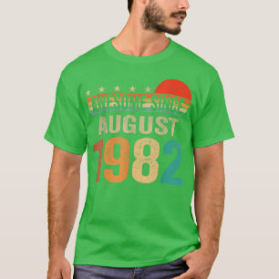 Camiseta Impresionante desde agosto de 1982 40 años de edad