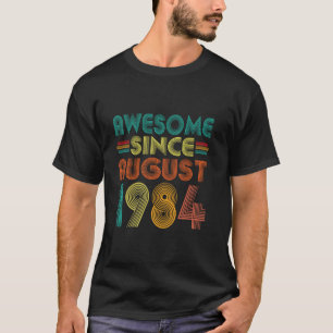 Camiseta Impresionante desde agosto de 1984 años 40th Bday