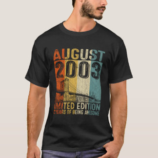 Camiseta Impresionante Desde Agosto De 2003 Hombres De Rega