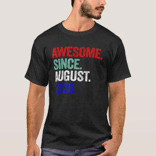 Camiseta Impresionante desde agosto de 2020 Niño de 2 años 