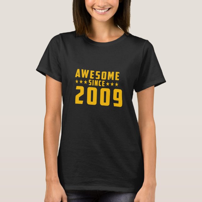 Camiseta Impresionante Desde Cumpleaños 2009   (Anverso)