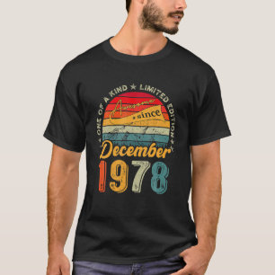 Camiseta Impresionante desde diciembre de 1978 44 años de e