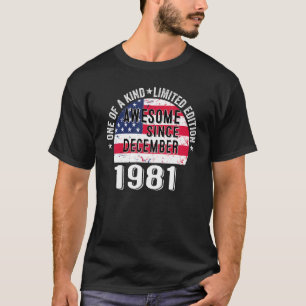 Camiseta Impresionante desde diciembre de 1981 Vintage U de