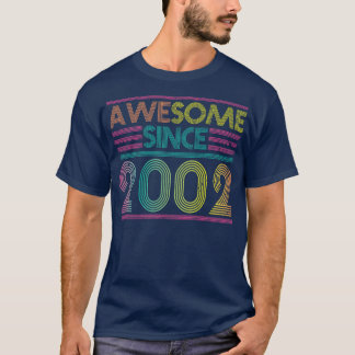 Camiseta Impresionante desde el 2002 Funny Colorful 2002