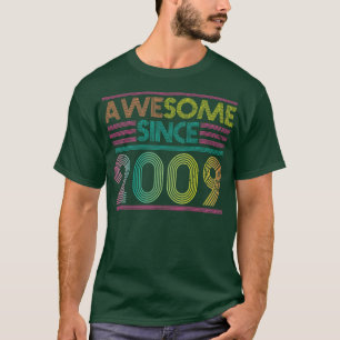 Camiseta Impresionante desde el cumpleaños 2009 Funny Color