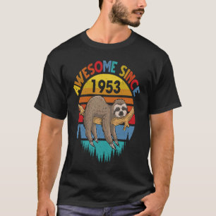 Camiseta Impresionante desde el cumpleaños de 1953 T Funny 