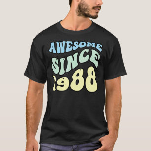 Camiseta Impresionante desde el cumpleaños retro vintage de