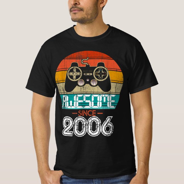 Camiseta Impresionante desde el juego 2006 , Viñeta Retro 2 (Anverso)