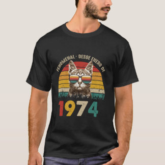Camiseta Impresionante desde enero de 1974 50 cumpleaños es