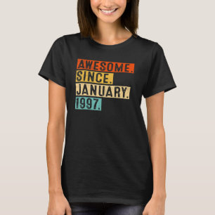 Camiseta Impresionante desde enero de 1997 26 años de edad 