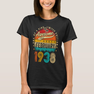 Camiseta Impresionante desde febrero de 1938 85 años de eda