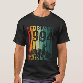 Camiseta Impresionante desde febrero de 1994 Regalos Vintag