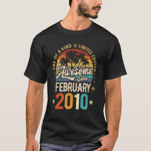 Camiseta Impresionante desde febrero de 2010 Vintage duodéc